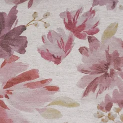 Best Linder Rideau tamisant à oeillets fleuri rose aquarelle H.260 x l.145cm