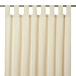 Best Rideau tamisant Chambray blanc crème l.140 x H.260cm