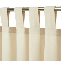 Best Rideau tamisant Chambray blanc crème l.140 x H.260cm