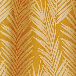 Clearance Linder Rideau Tasmanie L.240 x L.140 cm jaune mangue