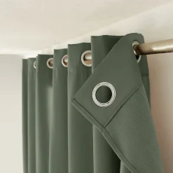 Sale Home Maison Rideau thermique en microfibre doublée (135x180 cm - Vert)