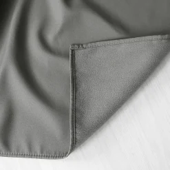 Outlet Home Maison Rideau thermique en microfibre doublée (135x180 cm - Gris clair)