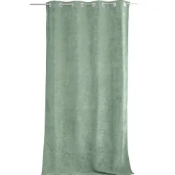 Online Home Maison Rideau thermique en velours doublé polaire (140x260 cm - Céladon)