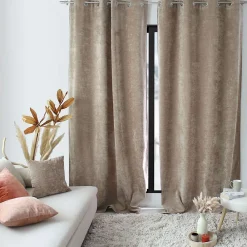 Hot Enjoy Home Rideau thermique en velours doublé polaire