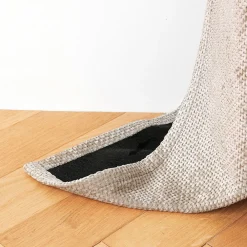 Clearance Linder Rideau thermique et phonique velours chenille (135x260 cm - Blanc cassé)