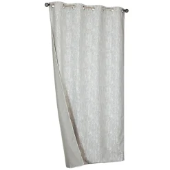 Sale Dylrev Rideau Thermique Fantaisie à œillets 135x240cm, prêt à Poser Gris.