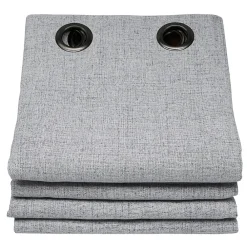 Best Moondream Rideau thermique occultant Oeillets Gris MC733 130 x 260 (LxH)