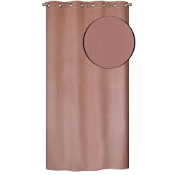 Best Dylrev Rideau Thermique Velours frappé doublé polaire à œillets 140x240cm prêt a poser, Vert