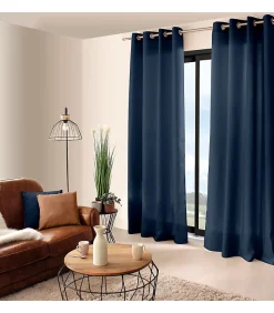 Enjoy Home Rideau Uni "Basic" 140 x 240 cm - 140x240cm - Bleu marine* Rideau Occultant
