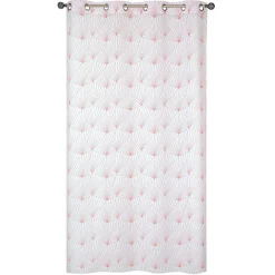 Sale Dylrev Rideau Voilage Imprimé Terracotta 140x240cm à Œillets., Élégance et Luminosité
