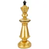 Clearance Mauro Ferretti Roi des échecs en résine doré et noir 11x32,5 cm