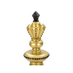 Clearance Mauro Ferretti Roi des échecs en résine doré et noir 11x32,5 cm