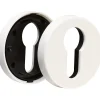 Vachette Rosace ronde blanche - Clé I - Arcolor 232 et 710 - La paire -