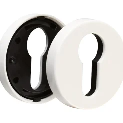Vachette Rosace ronde blanche - Clé I - Arcolor 232 et 710 - La paire -