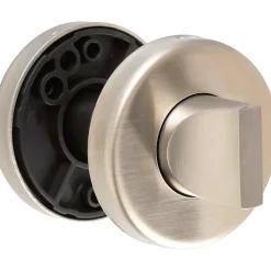 Vachette Rosace ronde inox - Condamnation - LC - La paire -* Rosace De Porte