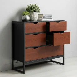 Sale Ambiance Sticker Rouleau adhésif bois noyer foncé au mètre - Autocollants Revêtement Adhésif Cuisine Meubles Salle de bain - 60cmx3m