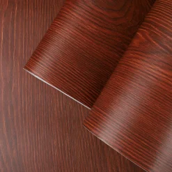 Sale Ambiance Sticker Rouleau adhésif bois noyer foncé au mètre - Autocollants Revêtement Adhésif Cuisine Meubles Salle de bain - 60cmx3m