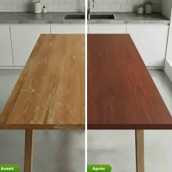 Sale Ambiance Sticker Rouleau adhésif bois noyer foncé au mètre - Autocollants Revêtement Adhésif Cuisine Meubles Salle de bain - 60cmx3m