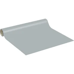 Discount Ambiance Sticker Rouleau adhésif décoratif Vinyle au Mètre - Sticker Lavable Imperméable Mur Cuisine Meubles - 60cmx1m - Argent
