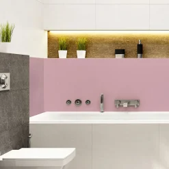 New Ambiance Sticker Rouleau adhésif décoratif Vinyle au Mètre - Sticker Lavable Imperméable Mur Cuisine Meubles - 60cmx8m - Rose poudre