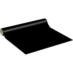 New Ambiance Sticker Rouleau adhésif décoratif Vinyle au Mètre - Sticker Lavable Imperméable Mur Cuisine Meubles - 60cmx1m - Noir