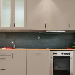 Clearance Ambiance Sticker Rouleau adhésif Imperméable Vinyle au Mètre - Sticker Lavable Cuisine Meuble Armoire Porte - 60cmx1m - Taupe