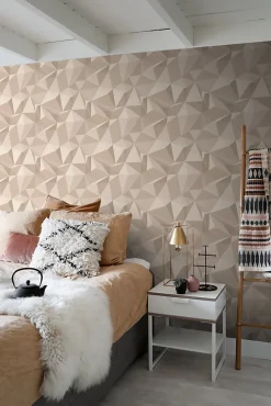 New Sanders & Sanders papier peint graphique 3D beige - 50 x 900 cm - 935272