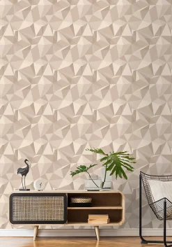 New Sanders & Sanders papier peint graphique 3D beige - 50 x 900 cm - 935272