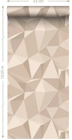 New Sanders & Sanders papier peint graphique 3D beige - 50 x 900 cm - 935272