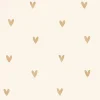 Sanders & Sanders papier peint coeurs beige et or - 53 cm x 10.05 m - 935268*Enfant Papier Peint Enfant