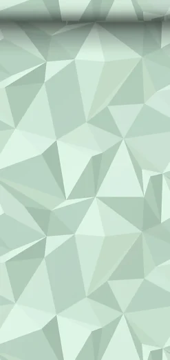Online Sanders & Sanders papier peint graphique 3D vert menthe - 50 x 900 cm - 935274