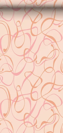 Sanders & Sanders papier peint motif figurativ rose clair - 50 x 900 cm - 935276* Papier Peint Géométrique