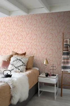 Sanders & Sanders papier peint motif figurativ rose clair - 50 x 900 cm - 935276* Papier Peint Géométrique