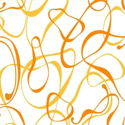 New Sanders & Sanders papier peint motif figurativ blanc, jaune et orange - 50 x 900 cm - 935275