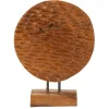 Best Mauro Ferretti Sculpture en bois marron 30x15,5X40 cm