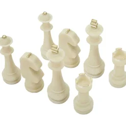 Clearance Mauro Ferretti Set de 8 figurines échec en polyrésine Quarzy