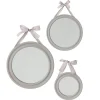 Atmosphera Créateur D'Intérieur Set de 3 miroirs ronds Ruban - Taupe- Atmosphera* Miroir|Miroir
