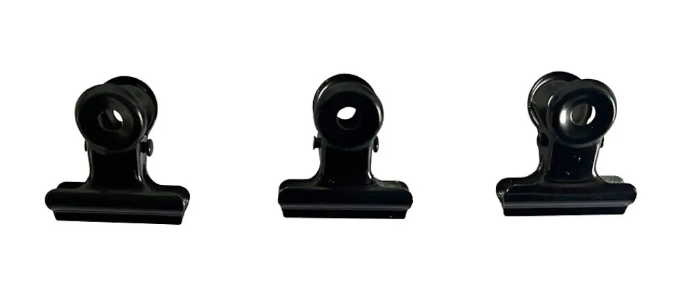 Ariane Set de 3 pinces pour décoration murale en métal noir* Pêle-Mêle Et Pense Bête