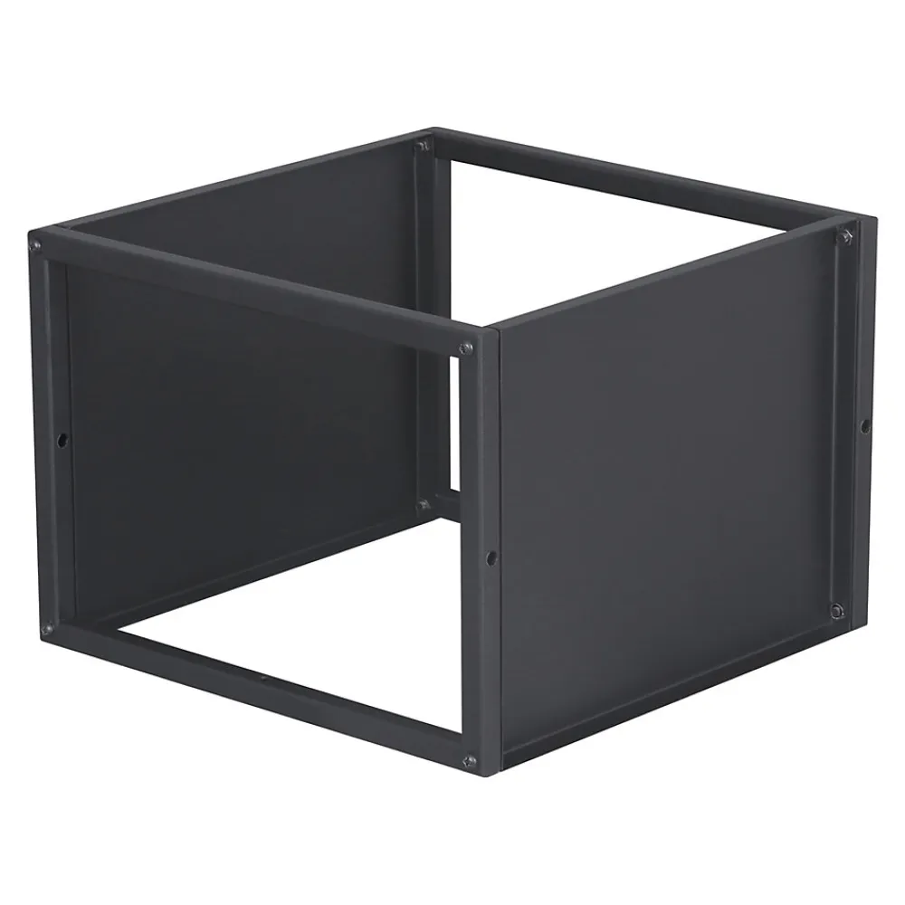 [En.Casa] Set de 4 étagères murales Nostened acier 28 x 28 x 20 cm noir en.casa* Etagère Murale