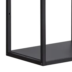 [En.Casa] Set de 4 étagères murales Nostened acier 28 x 28 x 20 cm noir en.casa* Etagère Murale
