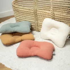 Sevira Kids Coussin cale tête ergonomique en gaze de coton Jeanne* Coussin Pour Canapé