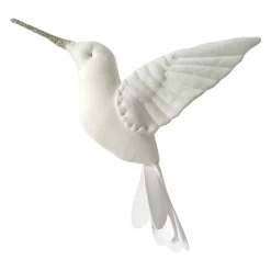 Clearance Sevira Kids Trophée mural Colibri en lin décoration chambre bébé enfant