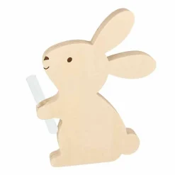 Artemio Soliflore en bois 18 x 24 x 2,5 cm - Lapin* Vase Décoratif