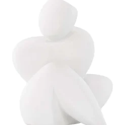 Discount Venture Home Statue en grès Floda Blanc - Blanc