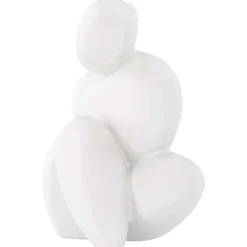 Discount Venture Home Statue en grès Floda Blanc - Blanc