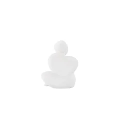 Discount Venture Home Statue en grès Floda Blanc - Blanc