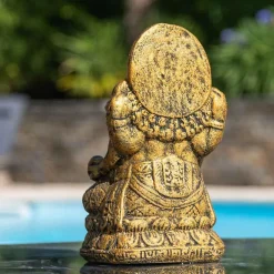 Outlet Wanda Collection Statue ganesh doré 40 cm,