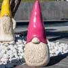 Wanda Collection Statue moderne jardin tomte suédois rose 50 cm* Statue Décorative