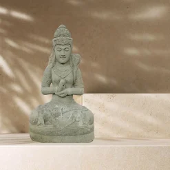 Wanda Collection Statue zen déesse dewi jardin position chakra 80cm* Statue Décorative