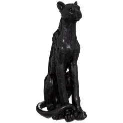 Online Atmosphera Créateur D'Intérieur Statuette léopard Artifice - noir - résine H90 cm - Atmosphera
